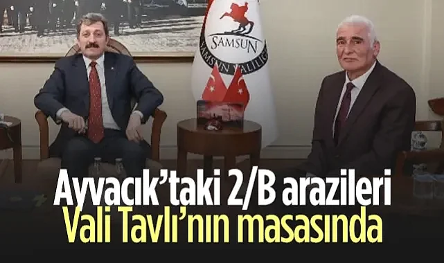 Ayvacık’taki 2/B Arazileri Vali Tavlı’nın Masasında
