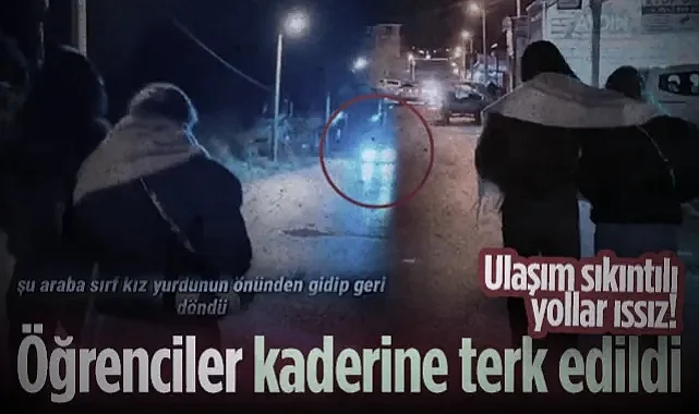 Bafra’da Öğrenciler Kaderine Terk Edildi! Ulaşım Sıkıntılı, Yollar Issız!