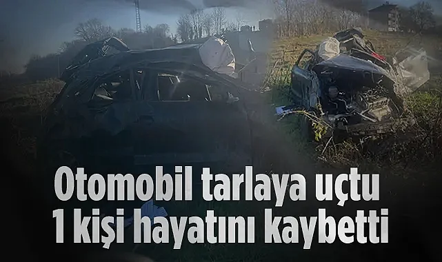 Bafra'da Otomobil Tarlaya Yuvarlandı: 1 Ölü