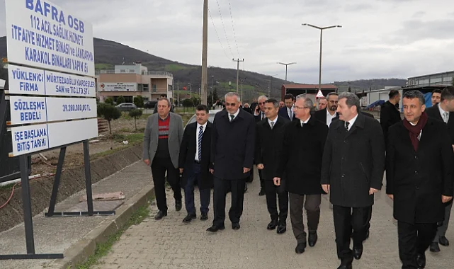 Bafra Karma OSB'de Yeni Hizmet Binaları Yükseliyor