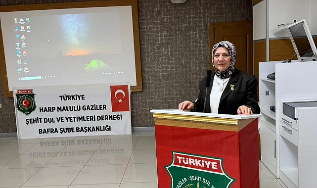 Bafra Şehit ve Gazi Derneği'nde Arife Gülal Güven Tazeledi