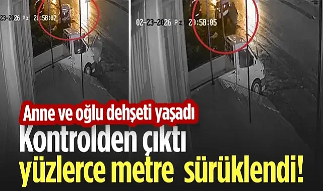 Canik'te Anne ve Oğlu Dehşeti Yaşadı! Kontrolden Çıkan Otomobil Yüzlerce Metre Sürüklendi...
