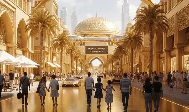 Dubai'den Çılgın Proje: Tamamı Altın Kaplama Cadde Geliyor