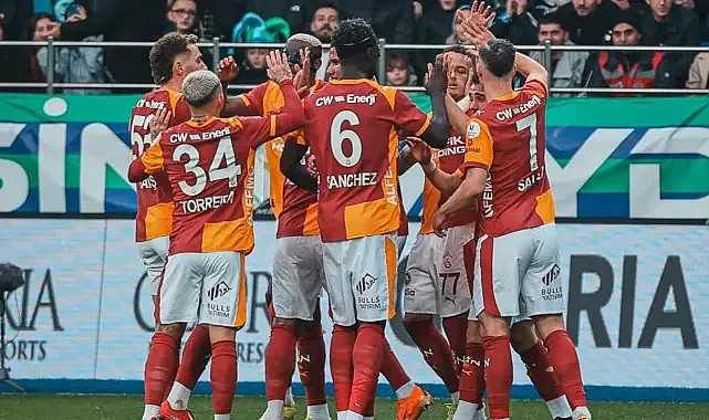 Galatasaray Rize Deplasmanından 3 Puanla Döndü