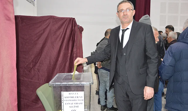 Havza Şoförler Odası'nda Ertuğrul Pekbolat Güven Tazeledi