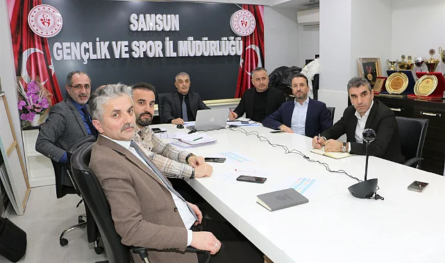 Samsun'da İl Spor Karnesi Masaya Yatırıldı