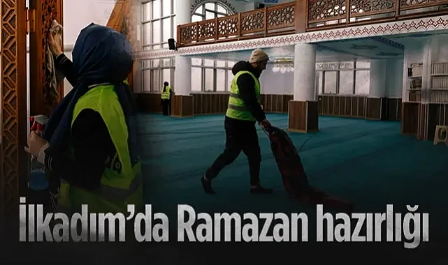 İlkadım’da Ramazan Hazırlığı: Camilerde Hijyen Seferberliği Başladı