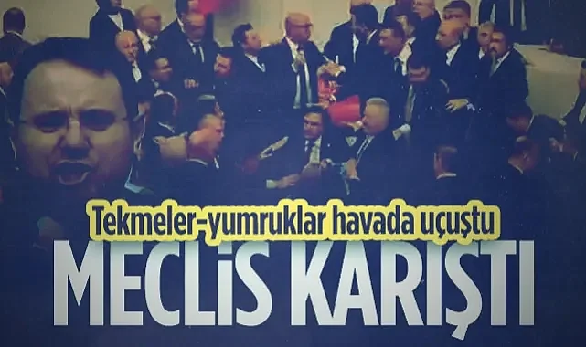 TBMM'de Akın Gürlek Krizi! Tekmeler-Yumruklar Hava Uçuştu...