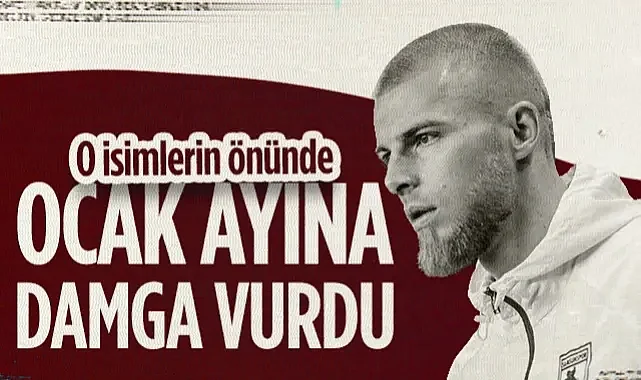O İsimlerin Önünde! Samsunsporlu Drongelen Ocak Ayına Damga Vurdu...