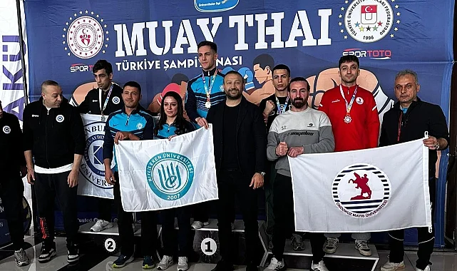 OMÜ Muay Thai Takımı Türkiye Şampiyonası'ndan Çifte Madalyayla Döndü