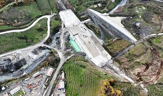 Salıpazarı Barajı’nda sona doğru: Yüzde 77’si Tamamlandı