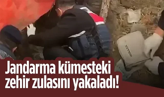 Samsun Çarşamba'da Jandarmadan Kümese Uyuşturucu Operasyonu