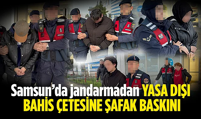 Samsun'da Dev Yasa Dışı Bahis Operasyonu: 18 Gözaltı