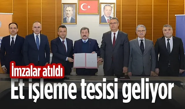 Samsun’da Hayvancılığa Dev Yatırım: Modern Et İşleme Tesisi İçin İmzalar Atıldı
