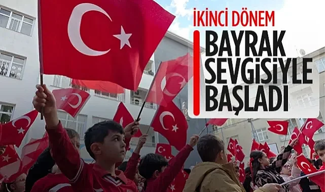Samsun’da İkinci Dönem Heyecanı: 253 Bin Öğrenci Bayrak Sevgisi İle Ders Başı Yaptı