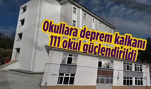 Samsun’da Okullara Deprem Kalkanı: 111 Okul Güçlendirildi