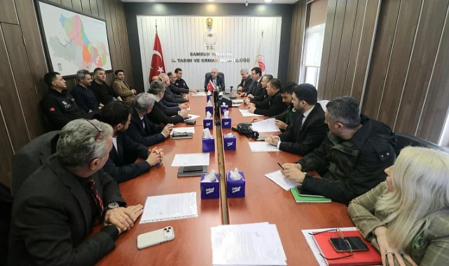 Samsun’da Olası Afetlere Karşı Hazırlık: Tarım ve Hayvancılık Grubu Toplandı!