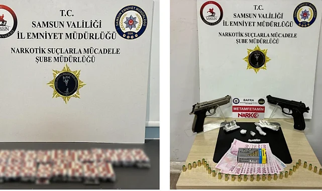 Samsun'da Uyuşturucu Operasyonunda 5 Zanlı Yakalandı