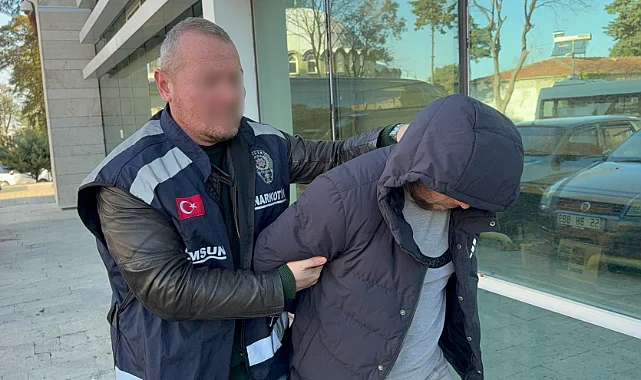 Samsun'da Uyuşturucuyla Yakalanan Şahıs Adliyeye Sevk Edildi