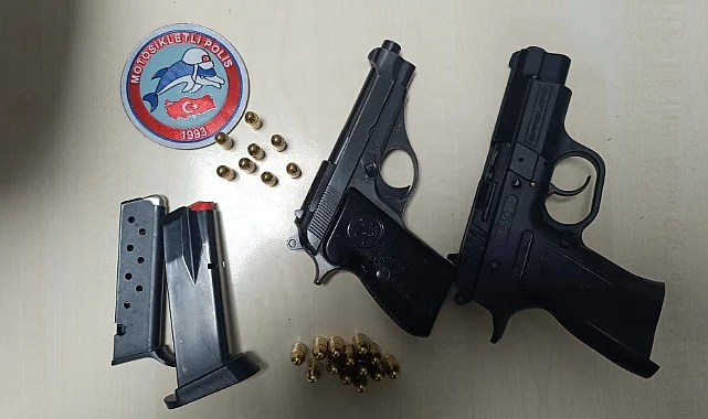 Samsun'da Yunus Polisleri Ruhsatsız Silah Ele Geçirdi