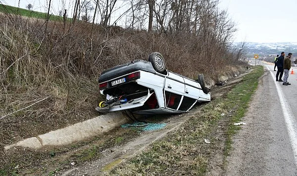 Samsun-Havza Karayolunda Korku Dolu Anlar: Araç Kontrolden Çıktı...