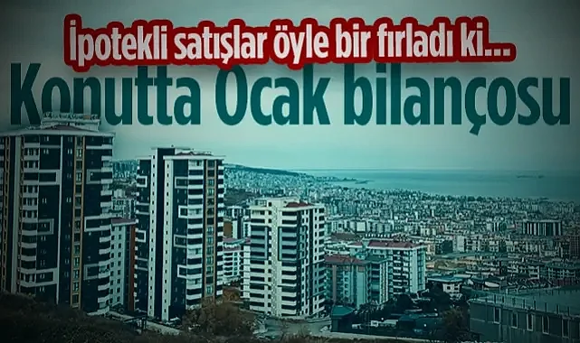Samsun Konut Piyasasında Ocak Bilançosu! İpotekli Satışlar Öyle Bir Fırladı Ki...