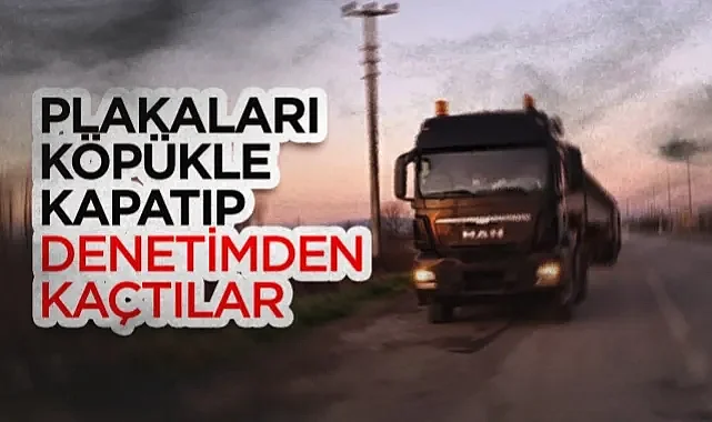Samsun-Ordu Karayolunda Kaçak Tır Operasyonu: Plakasını Kapatan Sürücülere Ceza Yağdı