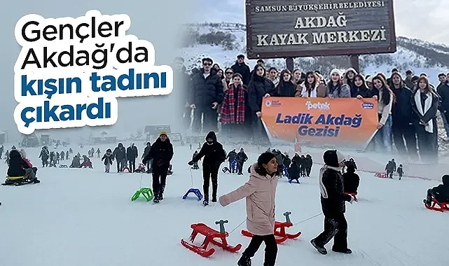 Samsunlu Gençler Akdağ'da Kışın Tadını Çıkardı: 2 Bin 500 Öğrenci Zirvede