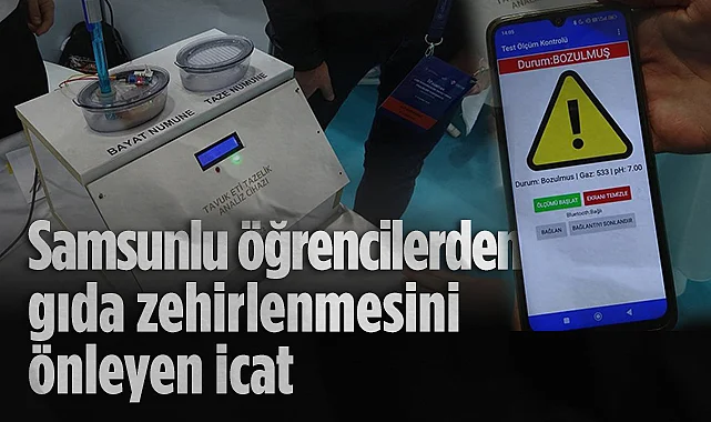 Samsunlu Liselilerden Gıda Zehirlenmesini Önleyen İcat