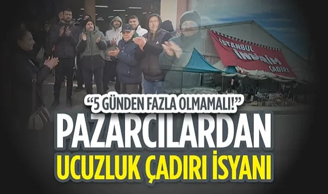 Samsunlu Pazarcılardan Ucuzluk Çadırı İsyanı: 5 Günden Fazla Olmamalı!