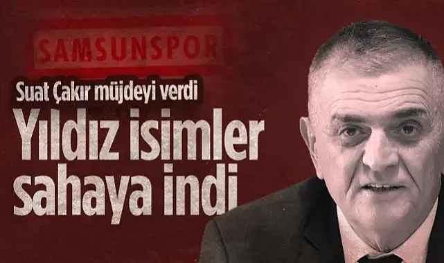 Samsunspor'dan Sağlık Raporu! Yıldız İsimler Sahaya İndi...