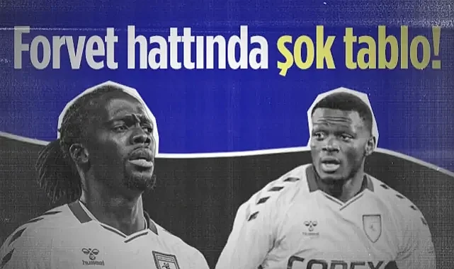 Samsunspor'un Forvet Hattında Şok Tablo!