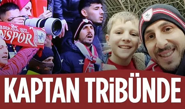 Samsunspor'un Kaptanı Zeki Yavru Tribünde!