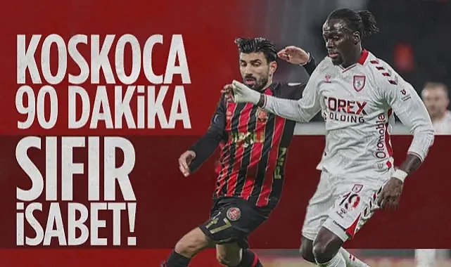 Kaleyi Gören Olmadı! Samsunspor İstanbul’da Kayıp: 90 Dakika Sıfır İsabet!