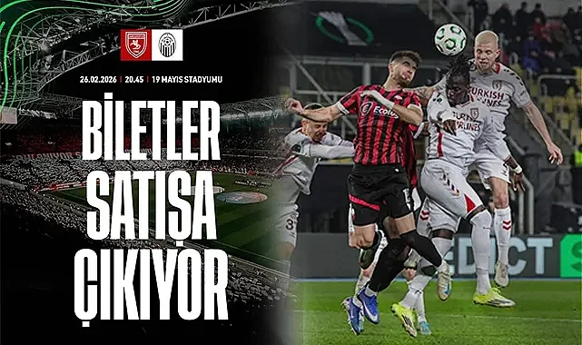 Samsunspor - KF Shkëndija Maçı Biletleri Satışa Çıkıyor