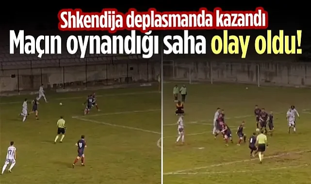 Maçın Oynandığı Saha Olay Oldu! Samsunspor’un Rakibi Shkendija Deplasmanda Kazandı...