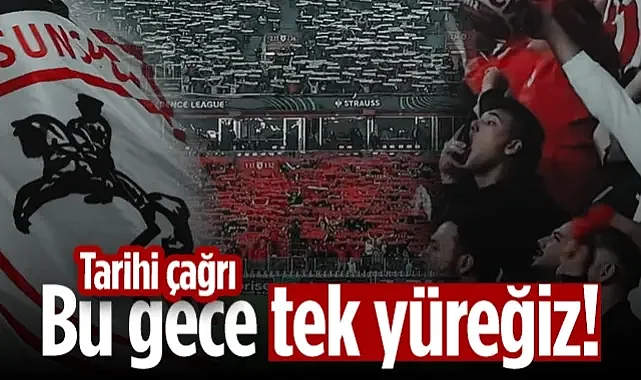 Samsunspor'dan Shkendija Maçı Öncesi Tarihi Çağrı: Bu Gece Biz Tek Yüreğiz!