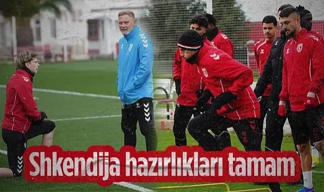 Samsunspor Shkendija Rövanş Maçı Hazırlıklarını Tamamladı