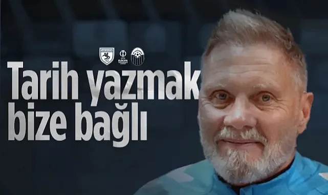 Samsunspor Teknik Direktörü Fink: Shkendija Karşısında Tarih Yazmak Bizim Elimizde