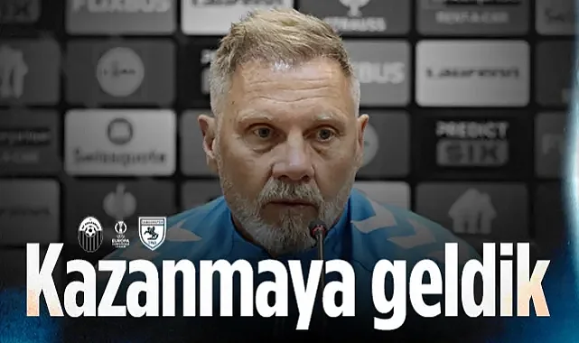 Samsunspor'da Fink'ten Shkendija Maçı Öncesi Net Mesaj: Kazanmaya Geldik