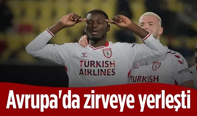 Samsunspor’un Gol Makinesi Marius: Avrupa’da Krallık Koltuğuna Oturdu!
