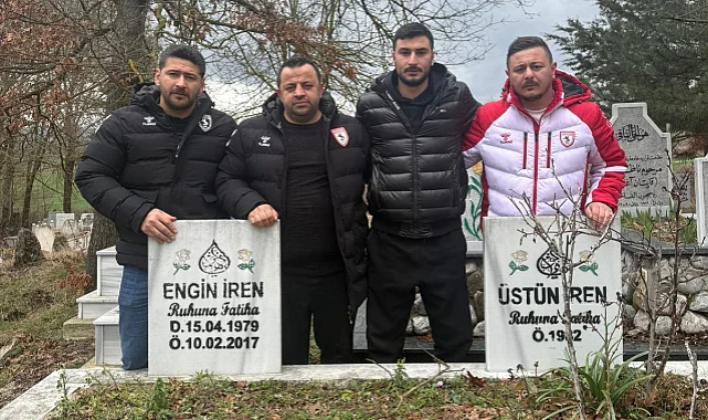 Samsunspor'un Unutulmaz İsmi Engin İren Mezarı Başında Anıldı