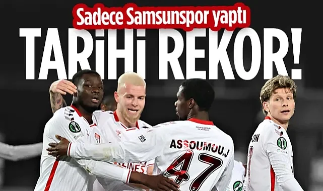 Tarihi Rekor! Samsunspor Türk Futbolunda Kimsenin Yapamadığını Yaptı...