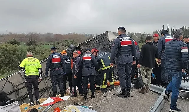 Tekirdağ-Antalya Seferini Yapan Otobüs Devrildi: 8 Ölü