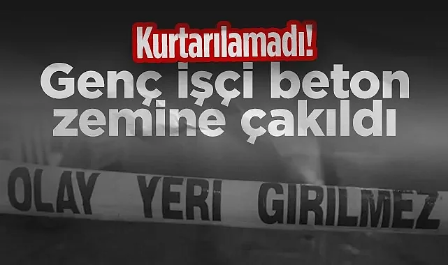 Tekkeköy'de Genç İşçi Beton Zemine Çakıldı! Kurtarılamadı...