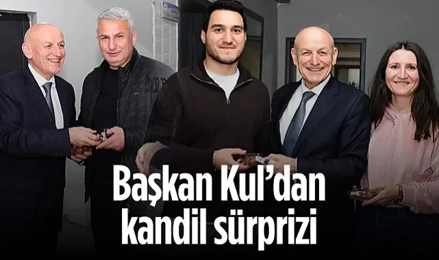 Terme Belediye Başkanı Şenol Kul’dan Personele Kandil Sürprizi