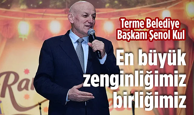 Terme'de İlk İftar Şehit Yakınları ve Gazilerle Açıldı
