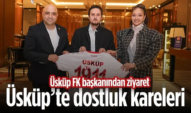 Üsküp FK Başkanı Şahin Amit’ten Samsunspor’a Ziyaret!