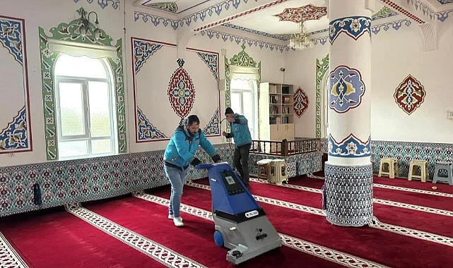 Vezirköprü'de Ramazan Öncesi Camilerde Temizlik Seferberliği
