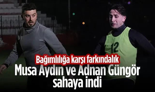 Samsun’da Anlamlı Maç! Eski Samsunsporlu Futbolcular Bağımlılığa Dur Dedi